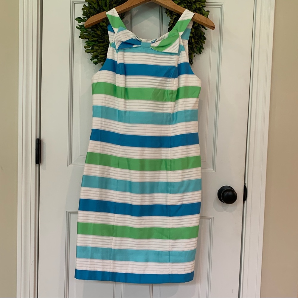 Lilly Pulitzer Henley Dress in Organza Stripe